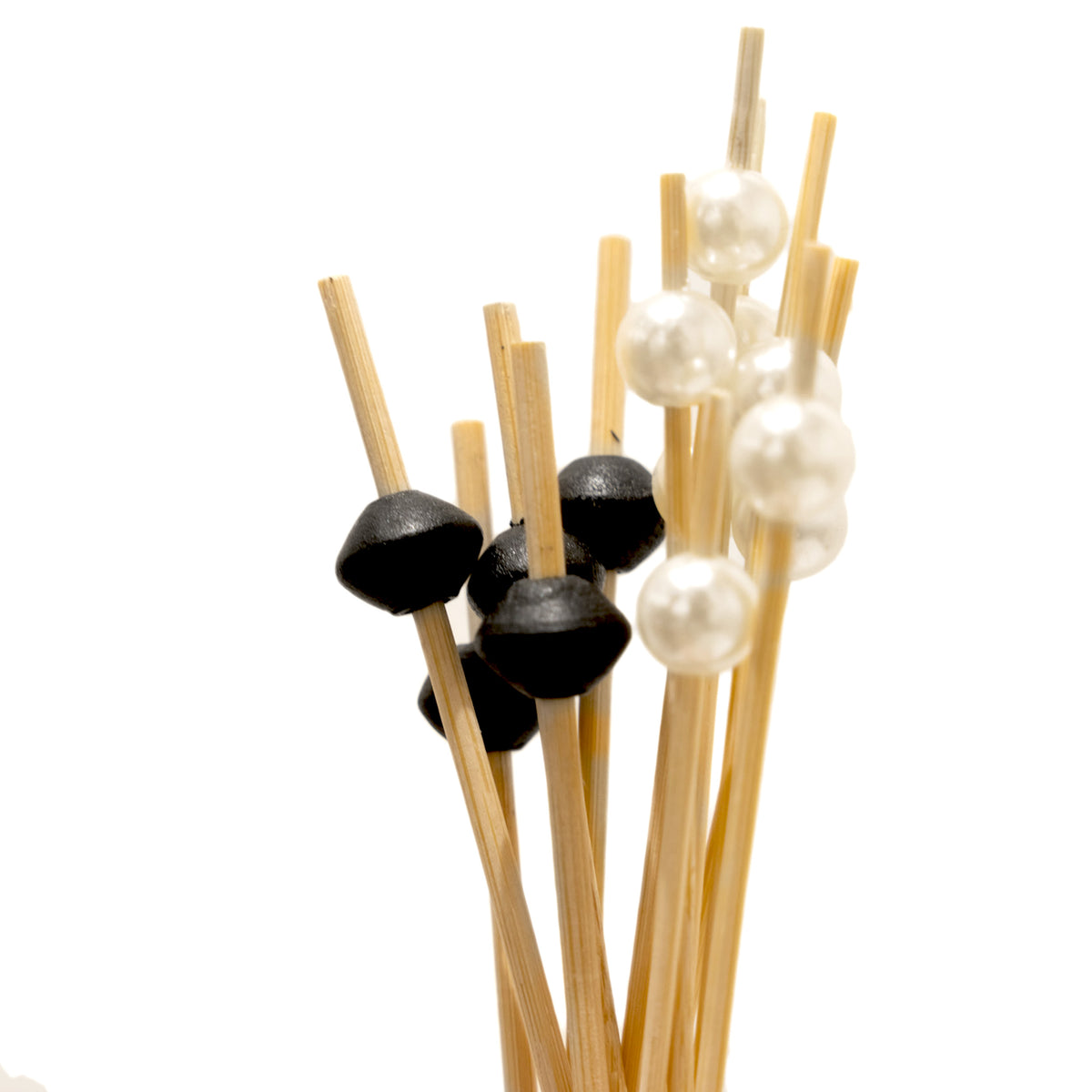 Pearl picks, black and white
