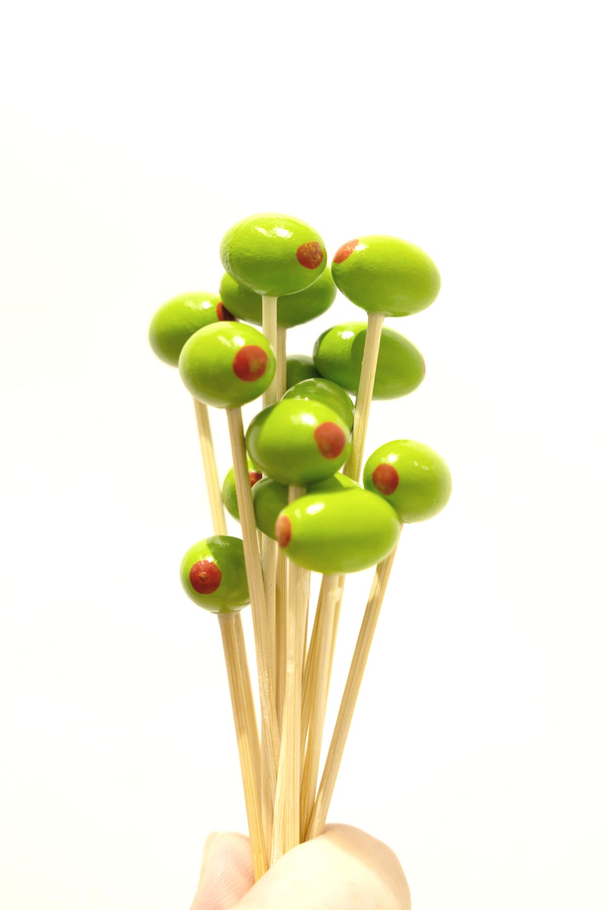 Green olive picks